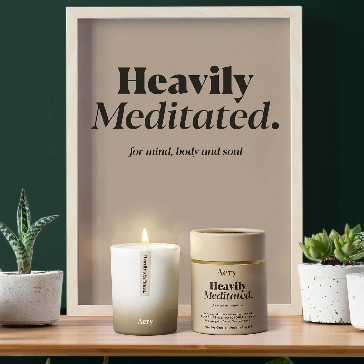 Home Accessories*AERY Aromatherapy Candle - Heavily Meditated