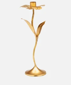 Home Accessories*anna + nina Brass Forest Flower Candle Holder