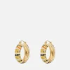 Earrings*anna + nina Garden Tiger Gold-Plated Hoop Earrings