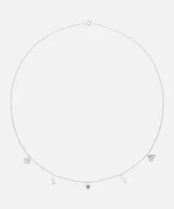 Necklaces*anna + nina Love Tales Charms Silver Necklace