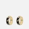 Earrings*anna + nina Nostalgia Gold-Plated Enamel Hoop Earrings
