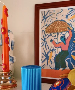 Home Accessories*anna + nina Rainbow Tree Glass Candle Holder