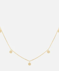 Necklaces*anna + nina Smiley Gold-Plated Silver Necklace