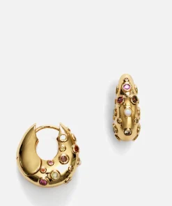 Earrings*Anni Lu Crystal Bay Cubic Zirconia Hoop Earrings