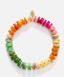 Bracelets & Bangles*Anni Lu Fantasy Glass Bead And Shell Bracelet
