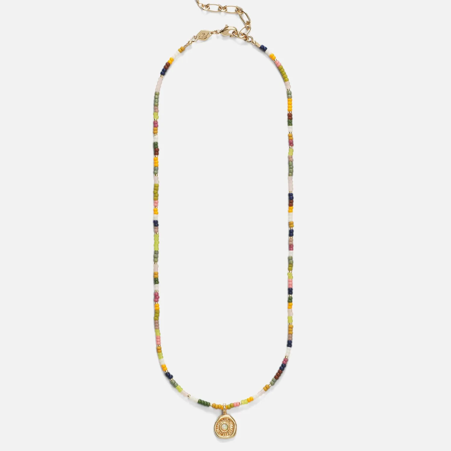 Necklaces*Anni Lu Lucky Eldorado 18-Karat And Bead Necklace