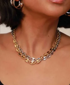 Necklaces*Astrid & Miyu Women's Mariner Chain Necklace - Gold