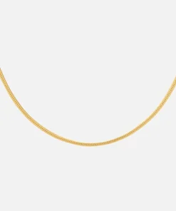 Necklaces*Astrid & Miyu Women's Snake Chain Necklace In Gold - Gold