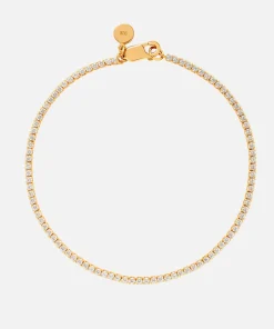Bracelets & Bangles*Astrid & Miyu Women's Tennis Bracelet - Gold
