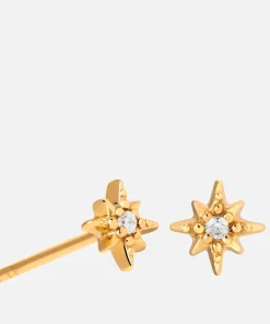 Earrings*Astrid & Miyu Women's Twilight Star Studs Earrings - Gold