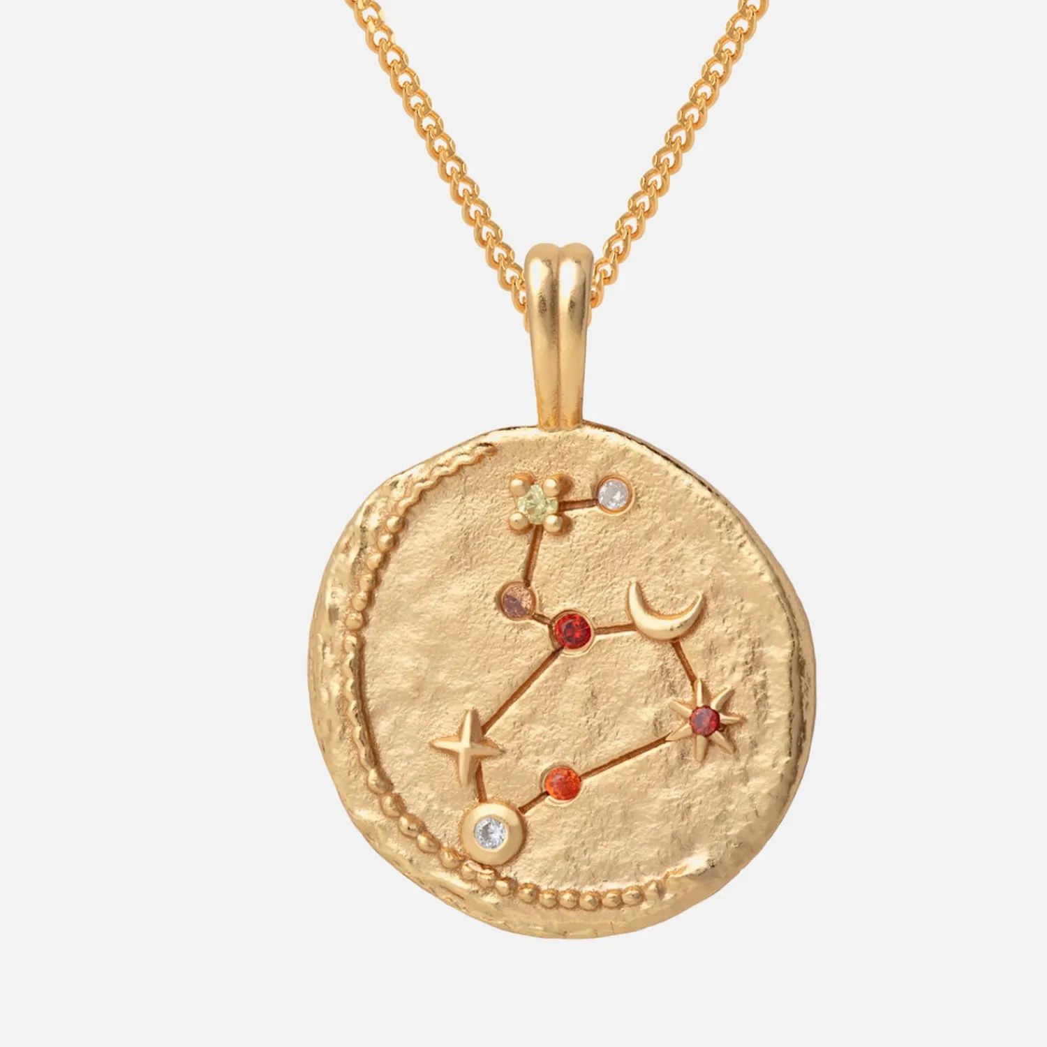Necklaces*Astrid & Miyu Women's Zodiac Leo Pendant Necklace - Gold