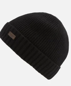 Hats Scarves & Gloves*Barbour Heritage Men's Carlton Beanie Hat - Black