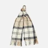 Hats Scarves & Gloves*Barbour Tartan Checked Print Boucle Scarf
