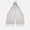 Hats Scarves & Gloves*Barbour Women's Lambswool Woven Scarf - Light Grey
