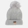 Hats Scarves & Gloves*Barbour Women's Saltburn Beanie - Ice White