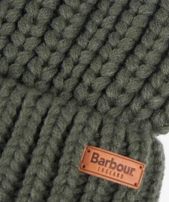 Hats Scarves & Gloves*Barbour Women's Saltburn Beanie - Olive