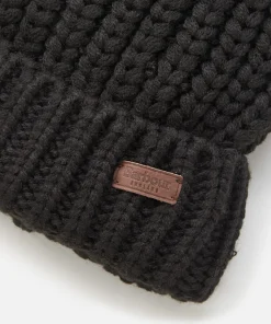 Hats Scarves & Gloves*Barbour Women's Saltburn Beanie - Black