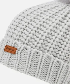 Hats Scarves & Gloves*Barbour Women's Saltburn Beanie - Ice White