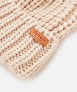 Hats Scarves & Gloves*Barbour Women's Saltburn Beanie And Scarf Set - Pearl