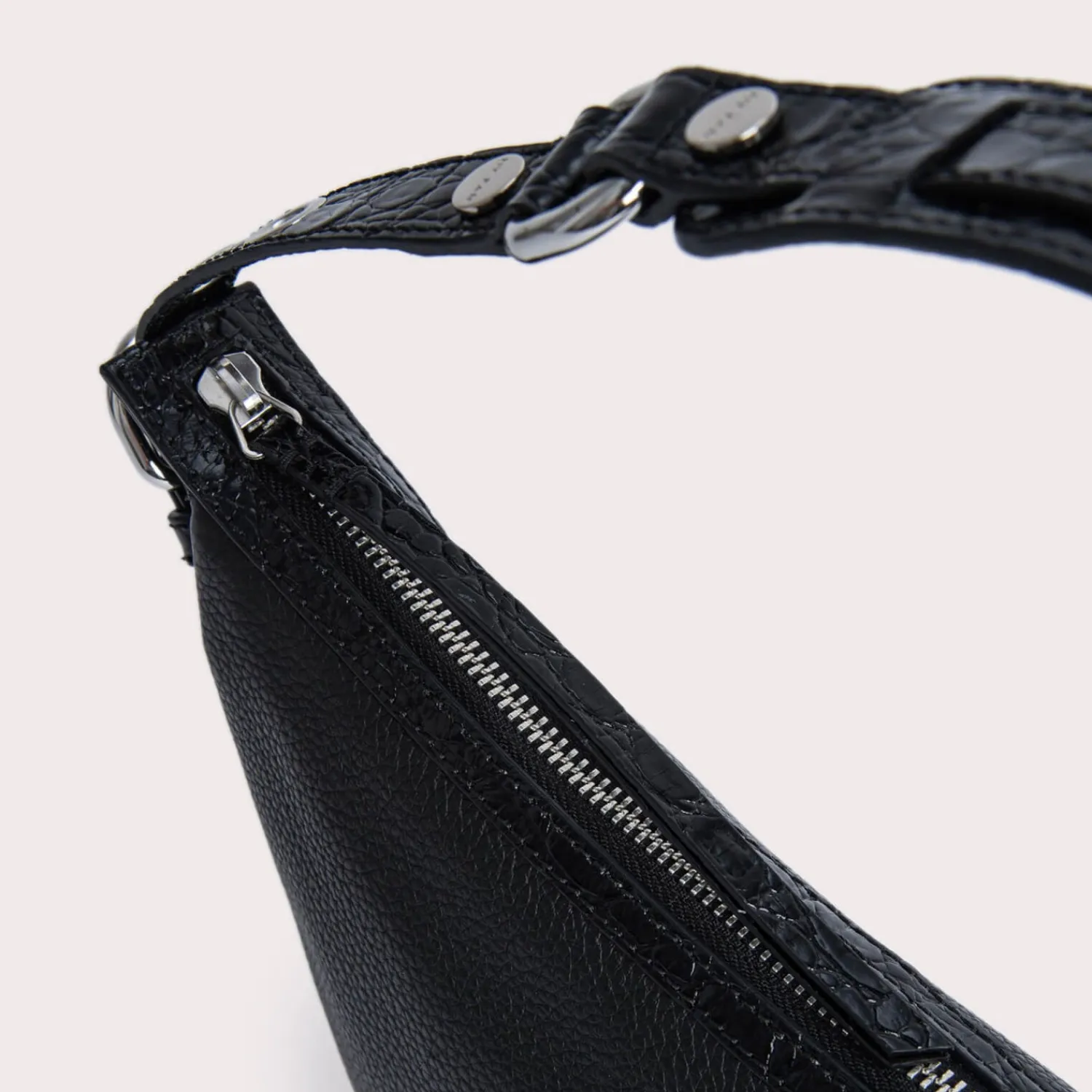 Shoulder Bags*BY FAR Gib Buckle Detail Leather Bag