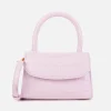 Shoulder Bags*BY FAR Women's Mini Croco Top Handle Bag - Pink