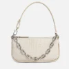 Shoulder Bags*BY FAR Women's Mini Rachel Croco Bag - Cream