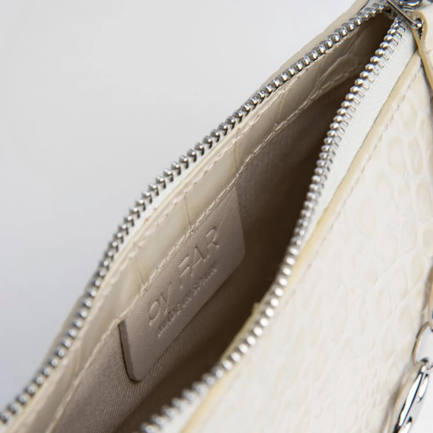 Shoulder Bags*BY FAR Women's Mini Rachel Croco Bag - Cream