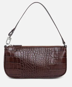 Shoulder Bags*BY FAR Women's Rachel Croco Bag - Nutella