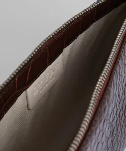 Shoulder Bags*BY FAR Women's Rachel Croco Bag - Nutella