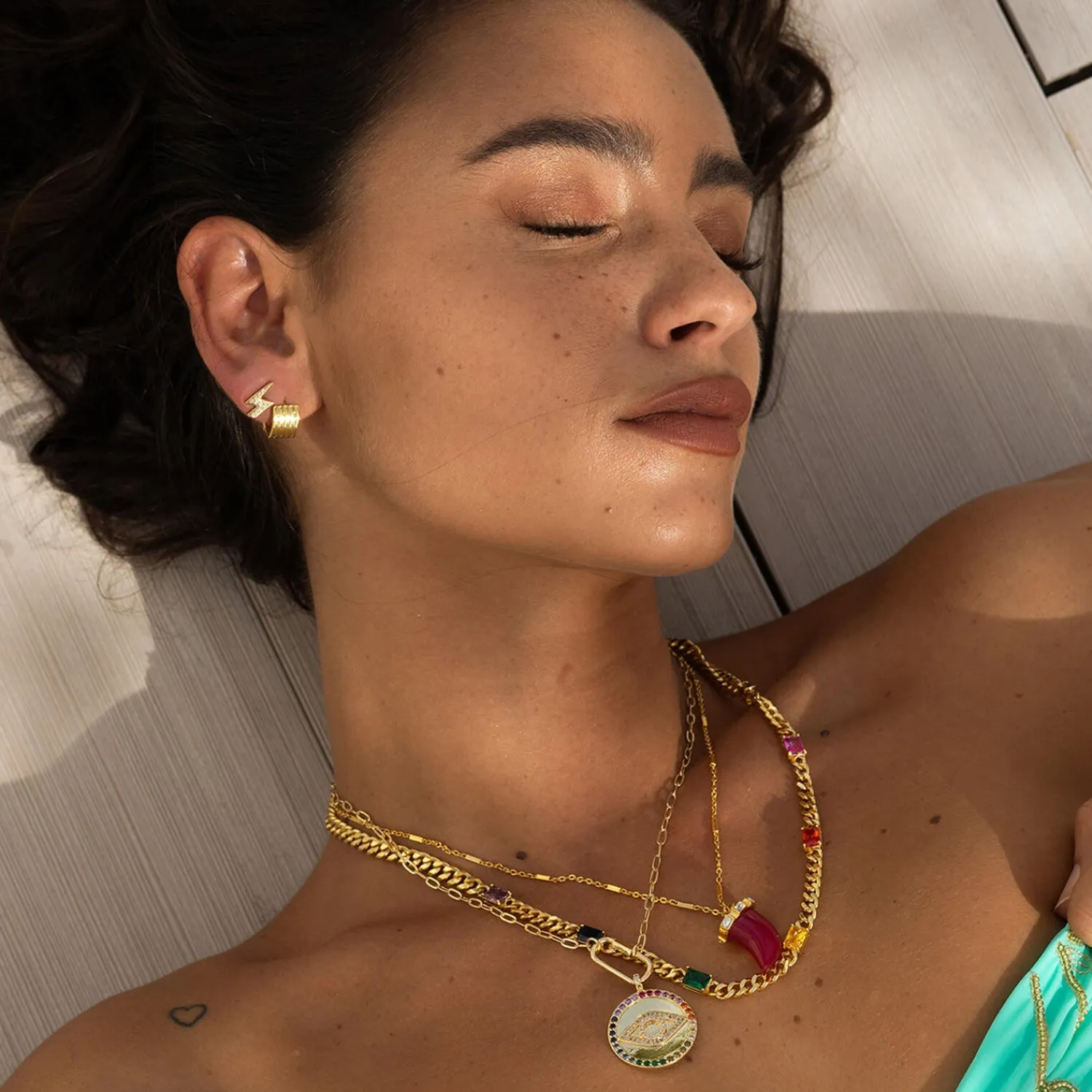 Necklaces*Celeste Starre Women's Love Is Love Necklace - Gold