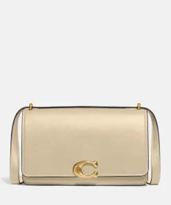 Shoulder Bags*Coach Bandit Leather Bag Ivory