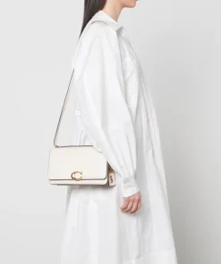 Shoulder Bags*Coach Bandit Leather Bag Ivory
