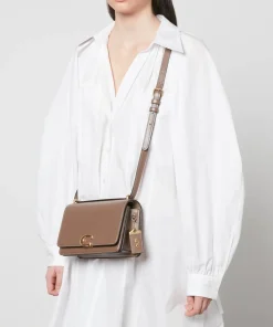 Shoulder Bags*Coach Bandit Leather Bag Dark Stone