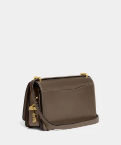 Shoulder Bags*Coach Bandit Leather Bag Dark Stone