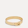 Bracelets & Bangles*Coach C Buckle Gold-Tone Bracelet