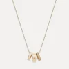 Necklaces*Coach C Gold-Tone Enamel Necklace