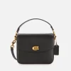 Crossbody Bags*Coach Cassie Polished Pebbled Leather Crossbody 19 - Black