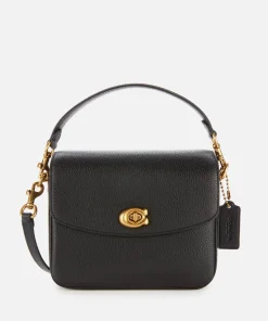Crossbody Bags*Coach Cassie Polished Pebbled Leather Crossbody 19 - Black