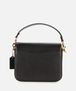 Crossbody Bags*Coach Cassie Polished Pebbled Leather Crossbody 19 - Black