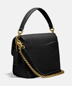 Crossbody Bags*Coach Cassie Polished Pebbled Leather Crossbody 19 - Black
