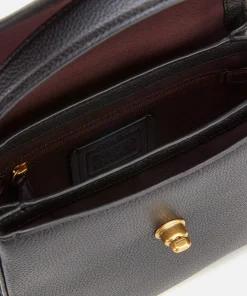 Crossbody Bags*Coach Cassie Polished Pebbled Leather Crossbody 19 - Black