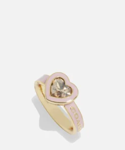 Jewellery Sets*Coach Charming Crystals Gold-Plated Ring