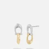 Earrings*Coach Core Essentials Plated Earrings