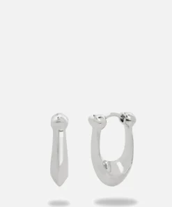 Earrings*Coach Core Essentials Silver-Plated Earrings