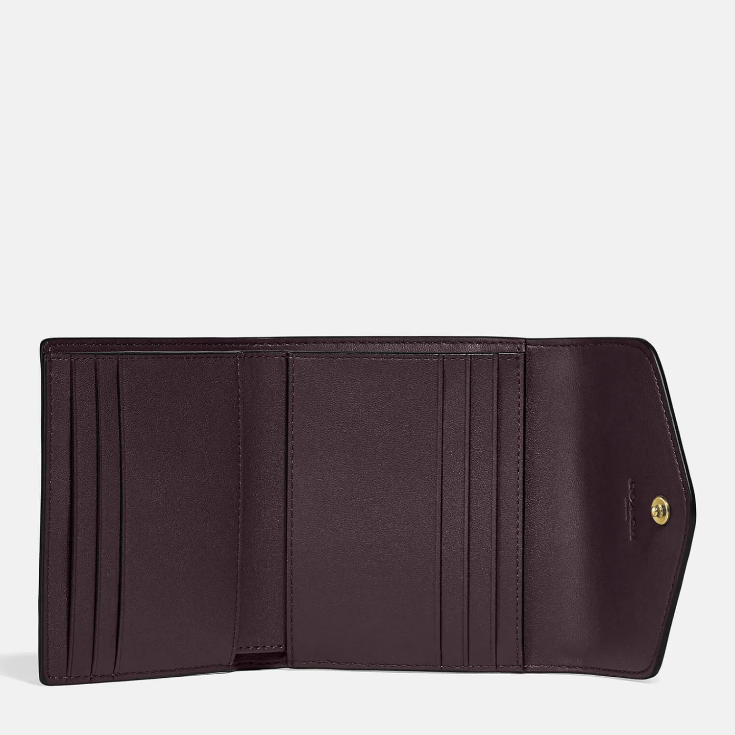 Purses And Cardholders*Coach Crossgrain Leather Small Wallet - Black