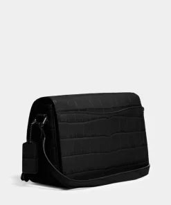 Shoulder Bags*Coach Embossed Croc Studio Shoulder Bag