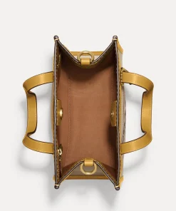 Tote Bags*Coach Field 22 Canvas And Faux Leather Tote Bag