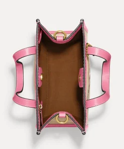 Tote Bags*Coach Field 22 Canvas And Faux Leather Tote Bag