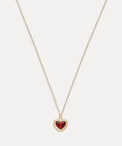 Necklaces*Coach Heart Pendant Necklace