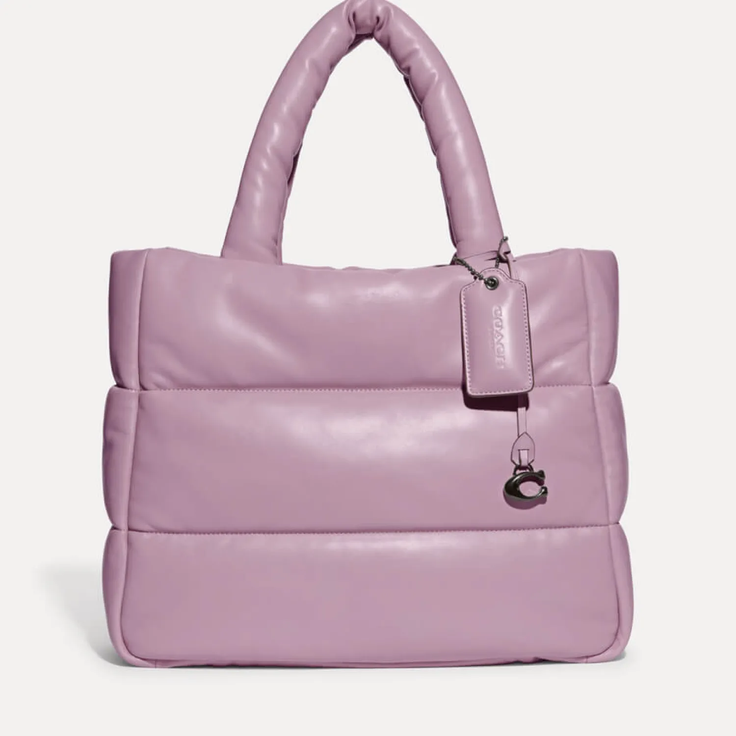 Tote Bags*Coach Leather Quilted Pillow Tote Bag